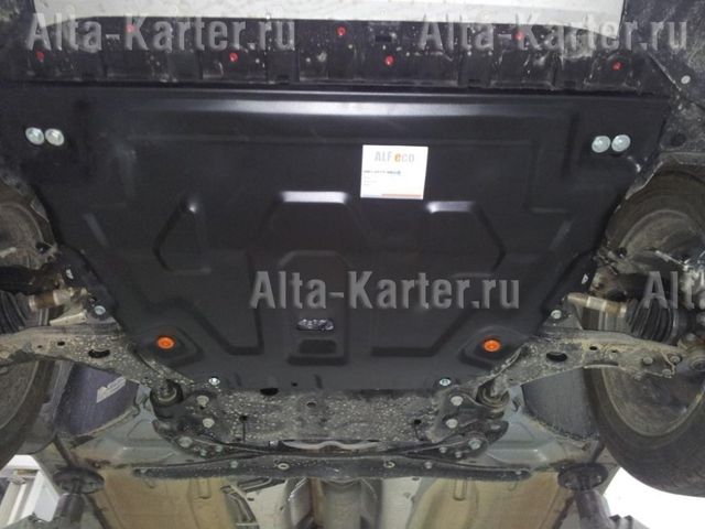Защита алюминиевая Alfeco для картера и КПП Ford Kuga II 2013-2026. Артикул ALF.07.32 AL 3