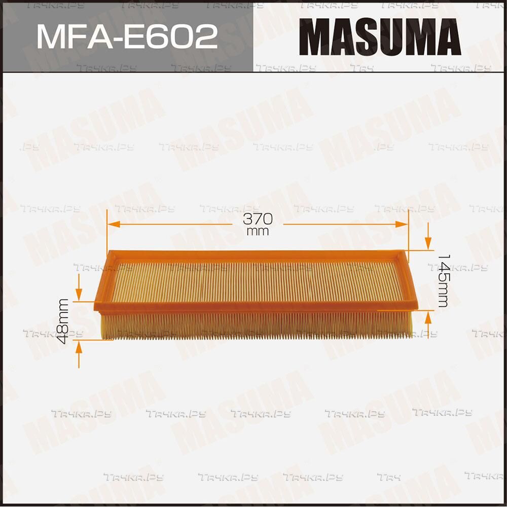 Воздушный фильтр MASUMA LHD RENAULT LATITUDE 10-15 (1/40). Артикул MFAE602