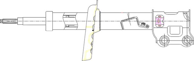 Амортизатор CTR передний правый для Kia Soul I 2009-2014. Артикул GY1461G