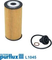 Масляный фильтр Purflux для MINI Cabrio III (F57) 2014-2026. Артикул L1045