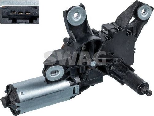 Мотор стеклоочистителя (моторчик дворников) SWAG задний для Mercedes-Benz A-Класс I (W168) 1997-2004. Артикул 10 10 6681