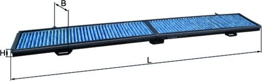 Салонный фильтр Mahle CareMetix® для BMW 1 I (E81/E82/E87/E88) 2004-2012. Артикул LAO 248