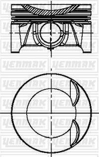 Поршень Yenmak для Audi A3 II (8P) 2004-2013. Артикул 31-04343-025