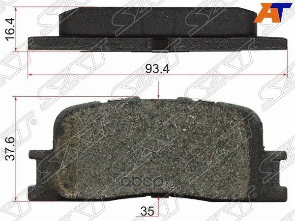 Колодки тормозные RR TOYOTA CAMRYWINDOM 01-04 (SAT). Артикул ST0446633130