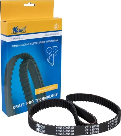 Ремень ГРМ TOYOTA AVENSIS 89- 1.6 (Kraft) Kraft. Артикул KT685308