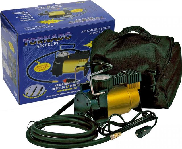 Компрессор автомобильный Autofamily TORNADO AC580 (ТопАвто). Артикул TL-830.1