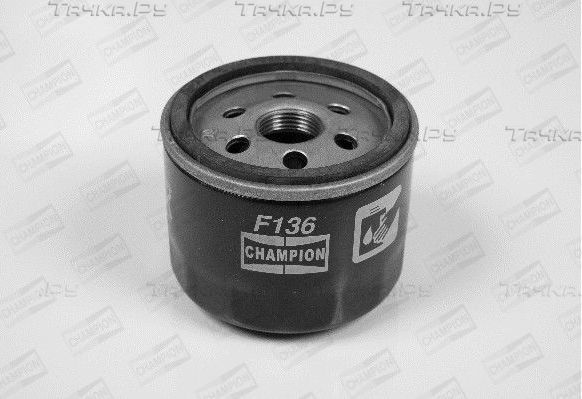 Масляный фильтр Champion для Renault Symbol ll 2008-2012. Артикул F136/606
