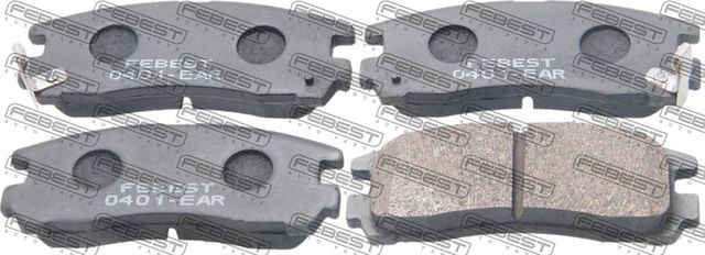 Тормозные колодки Febest. Артикул 0401-EAR