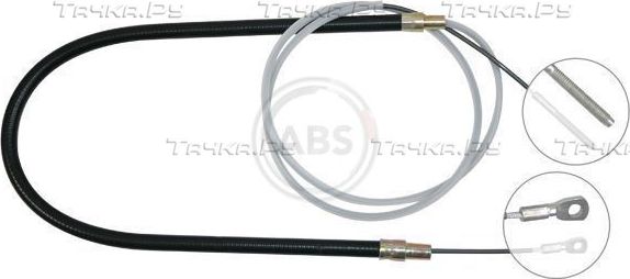 Трос ручника (тросик ручного тормоза) ABS. Артикул K10326