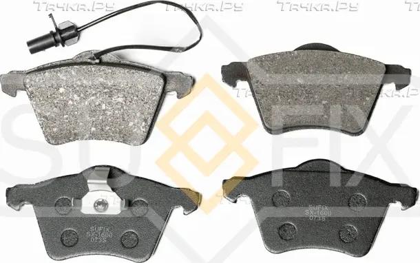 Колодки тормозные передние (Sufix). Артикул SX1600