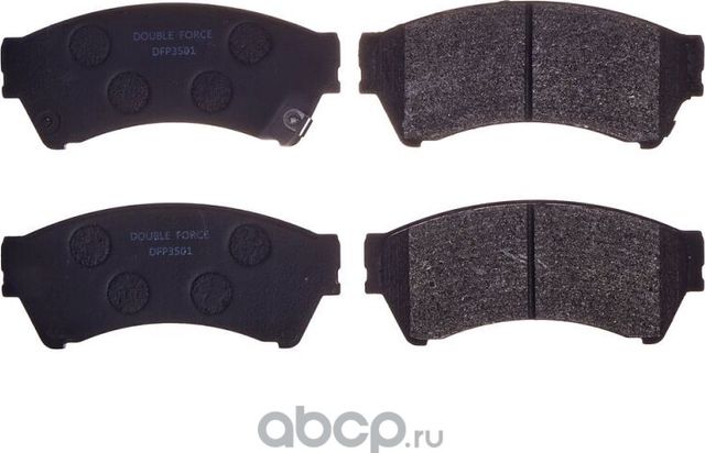 К-т торм. колодок fr mazda 6 07-> (Double Force) Double Force. Артикул DFP3501