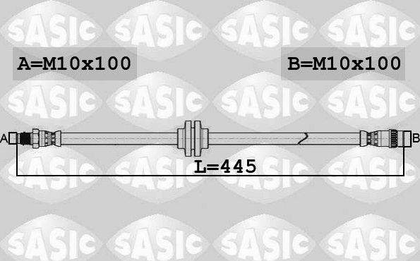 Тормозной шланг Sasic. Артикул 6604041