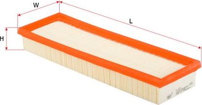 Воздушный фильтр Sakura для Renault Master II 2000-2010. Артикул A-1873