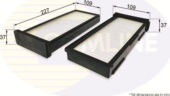 Салонный фильтр Comline для Mitsubishi Space Star I 1998-2004. Артикул EKF195