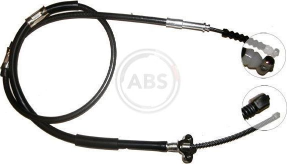 Трос ручника (тросик ручного тормоза) ABS задний левый для Toyota Corolla E80 1983-1989. Артикул K12707