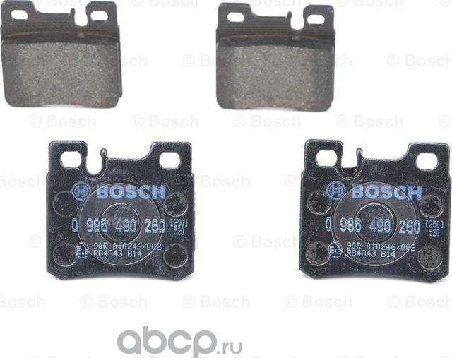 Колодки торм к-т (Bosch). Артикул 986490260