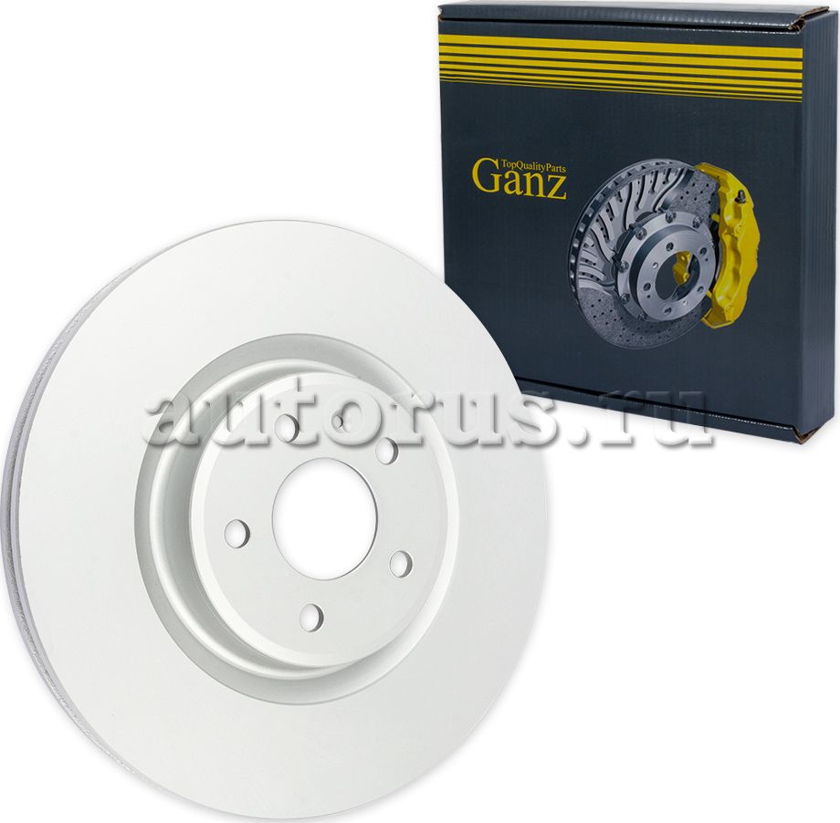 Диск тормозной передний с покрытием (Ganz). Артикул GIJ06113