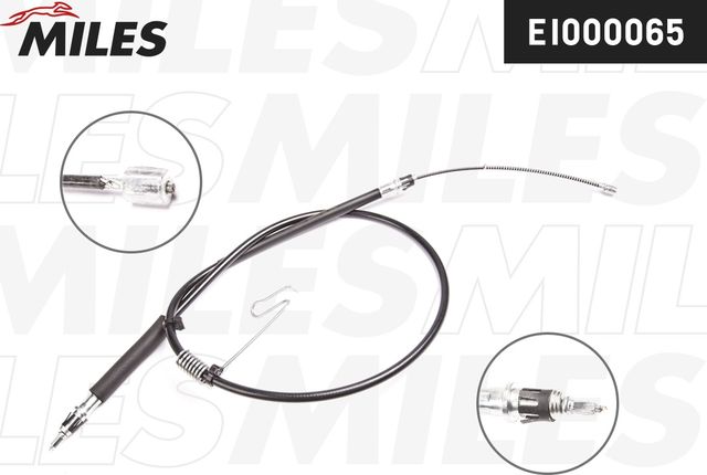 Трос ручника (тросик ручного тормоза) Miles. Артикул EI000065