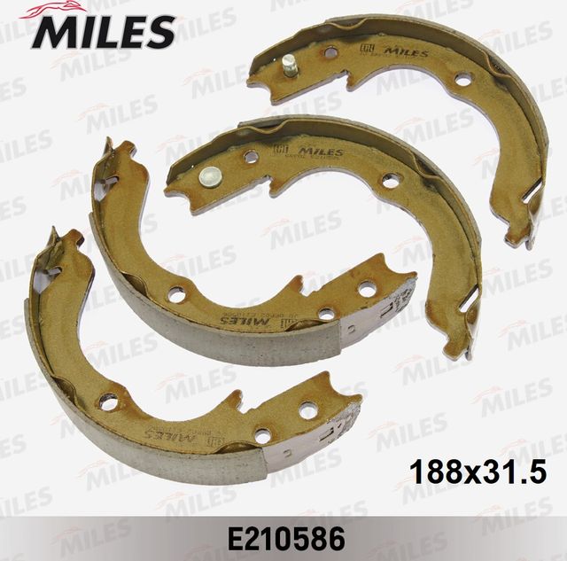 Тормозные колодки (стояночная тормозная система) Miles. Артикул E210586