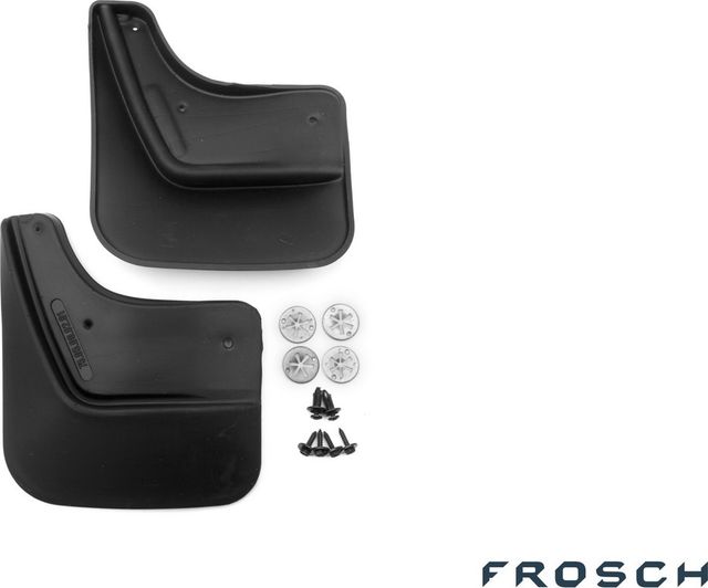 Брызговики Frosch (в коробке) задняя пара для Geely Emgrand EC7 седан 2011-2016. Артикул FROSCH.75.05.E10