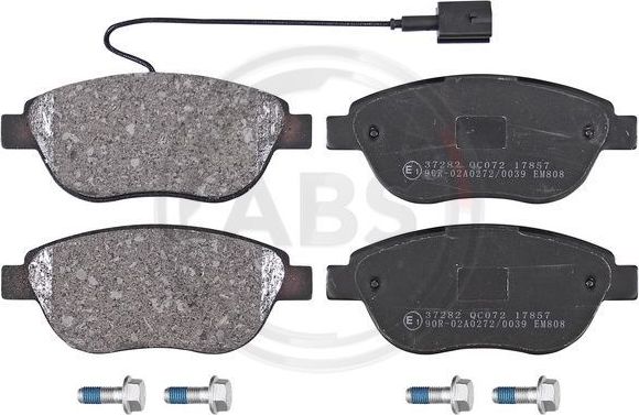 Тормозные колодки ABS передние для Fiat Stilo 2001-2008. Артикул 37282