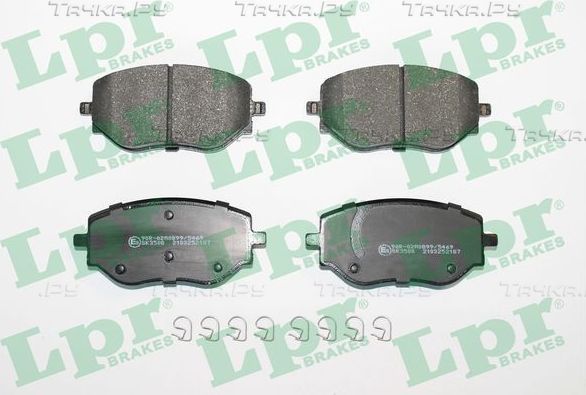 Тормозные колодки LPR. Артикул 05P2187
