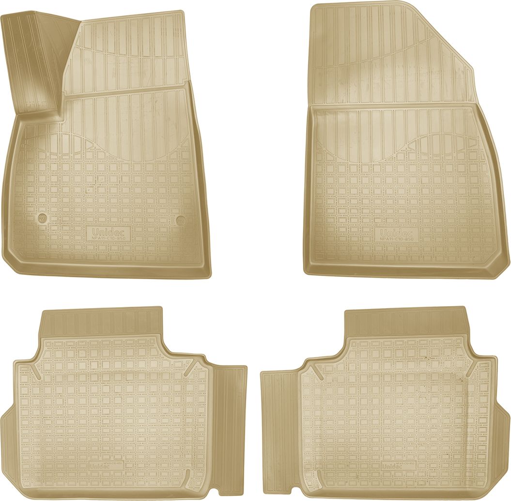 Коврики Норпласт 3D для салона Cadillac XT5 2016-2026 БЕЖЕВЫЕ. Артикул NPA11-C10-850-B