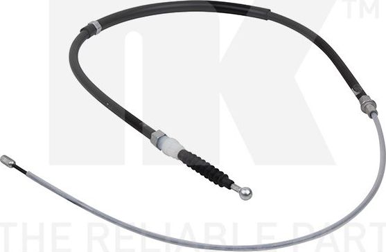 Трос ручника (тросик ручного тормоза) NK левый для Audi TT II (8J) 2006-2014. Артикул 9047137