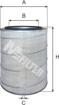 Воздушный фильтр MFilter для MAN HOCL 1979-2026. Артикул A 152