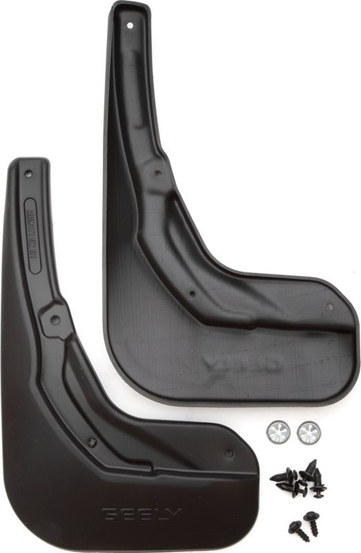 Брызговики Frosch (в пакете) задняя пара для Geely Atlas Pro 2021-2026. Артикул NLF.AN0177.E13