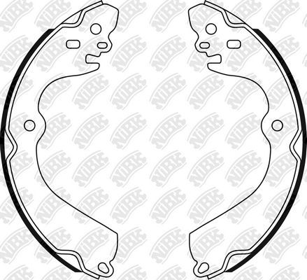 Тормозные колодки NiBK задние для Nissan NV200 2010-2026. Артикул FN0645