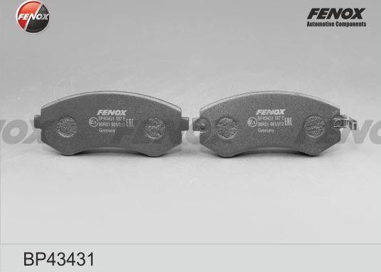 Тормозные колодки Fenox. Артикул BP43431
