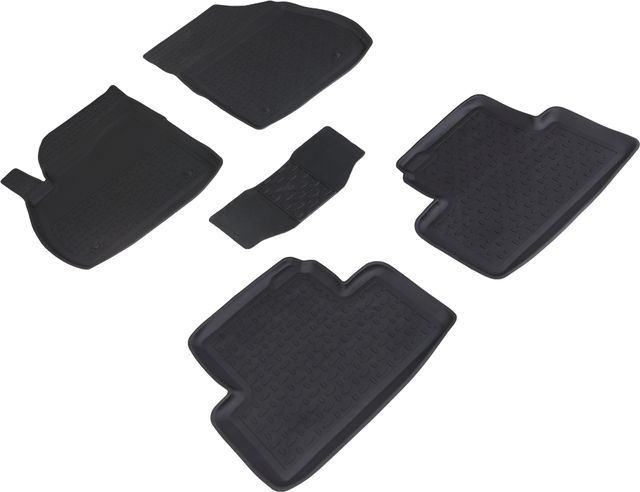 Коврики резиновые Seintex с высоким бортиком для салона Opel Zafira C 2012-2026. Артикул 88235