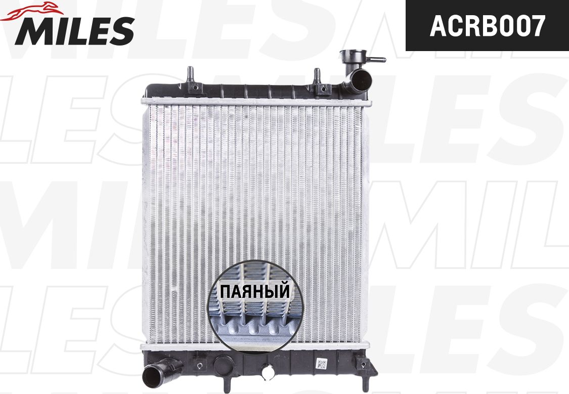 Радиатор охлаждения двигателя Miles для Hyundai Accent II 2000-2005. Артикул ACRB007