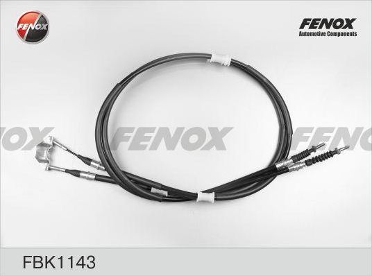 Трос ручника (тросик ручного тормоза) Fenox. Артикул FBK1143