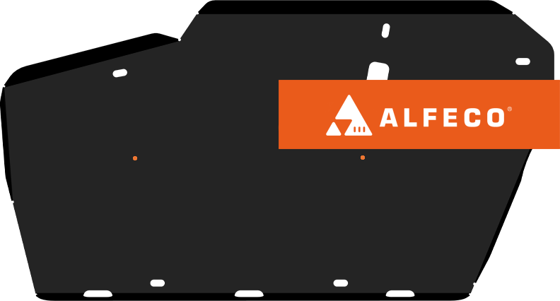 Защита Alfeco для топливных баков MG 6 2020-2026. Артикул ALF.69.04