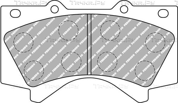 Тормозные колодки FERODO RACING DS PERFORMANCE для Toyota Sequoia II 2007-2026. Артикул FDSE4229