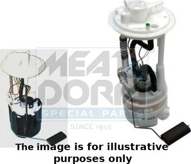 Бензонасос (топливный насос) Meat & Doria для Fiat Doblo I 2001-2015. Артикул 76611E