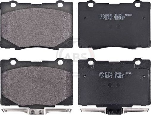 Тормозные колодки ABS передние для Honda Legend IV 2006-2012. Артикул 37600