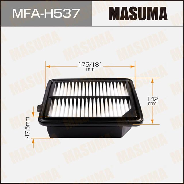 Воздушный фильтр Masuma. Артикул MFA-H537