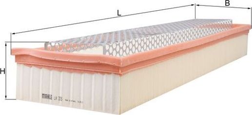 Воздушный фильтр Mahle. Артикул LX 335