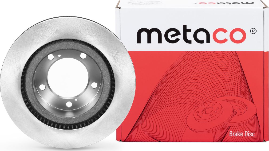 Диск тормозной передний вентилируемый (Metaco). Артикул 3050427