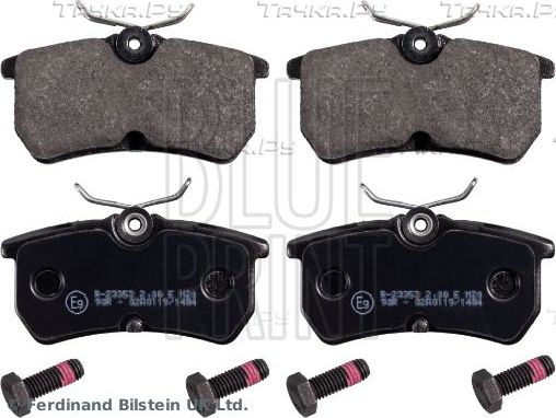 Тормозные колодки Blue Print задние для Ford Focus I 1998-2005. Артикул ADF124216