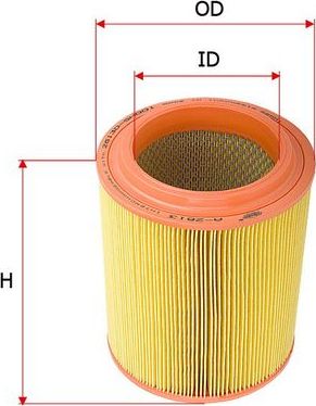 Воздушный фильтр Sakura для Hyundai HD78 2006-2026. Артикул A-2813