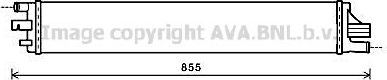 Радиатор охлаждения двигателя AVA для Renault Master III 2010-2026. Артикул RTA2559