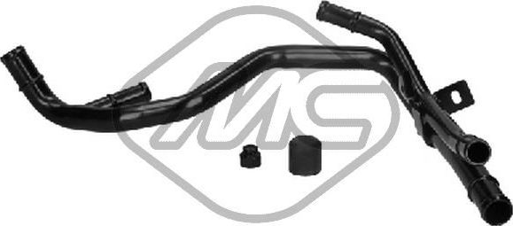 Патрубок радиатора (системы охлаждения) Metalcaucho. Артикул 03125