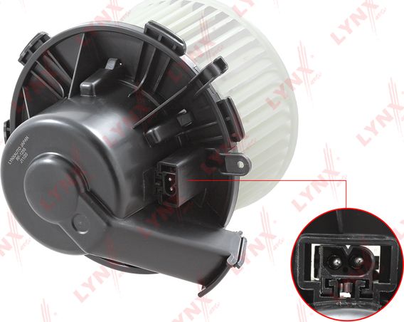 Вентилятор, мотор печки (отопителя) салона LYNXauto. Артикул RF-1255