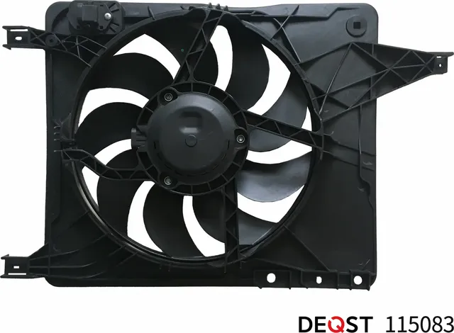 Вентилятор радиатора двигателя NISSAN QASHQAI (J10) 02.07 (Deqst). Артикул 115083