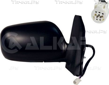 Зеркало боковое (в сборе) Alkar правое для Toyota Corolla E120, E130 2001-2007. Артикул 6126261