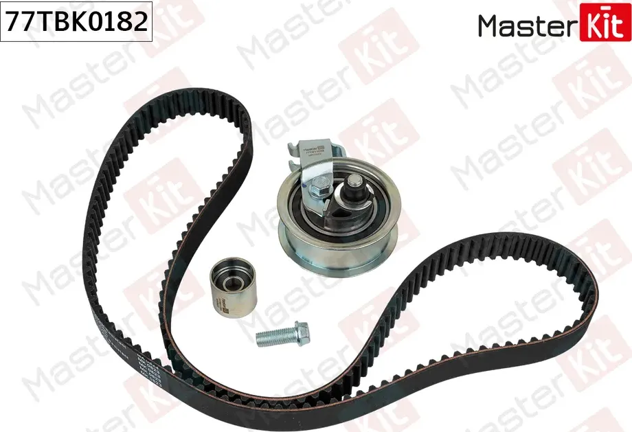 77TBK0182 Комплект ремня ГРМ VW BORA (1J2) 1998 - 2013 (Master KIT). Артикул 77tbk0182